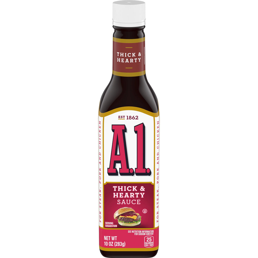 Thick & Hearty Steak Sauce, 10 oz Bottle (3-Pack) U12303