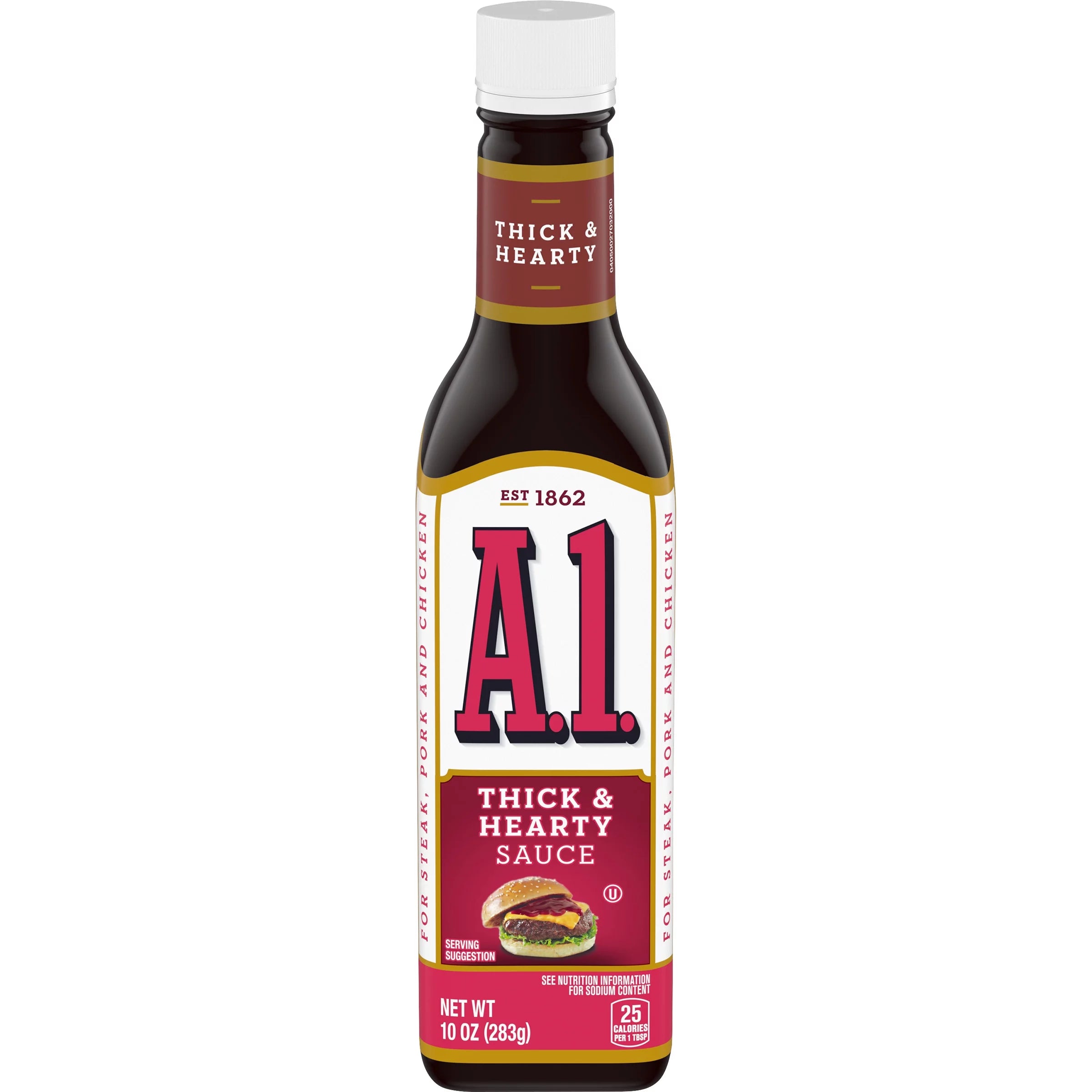 Thick & Hearty Steak Sauce, 10 oz Bottle (3-Pack) U12303