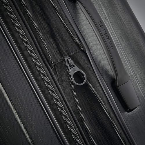 Hardside Expandable Carry-On Luggage with Spinner Wheels, Black, 20-Inch O253