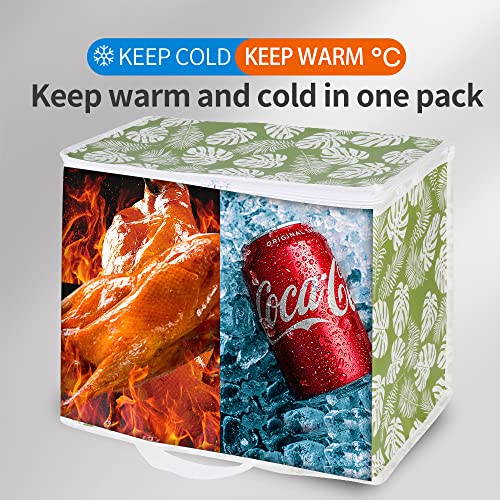 Insulated Food Delivery Bag Hot Cold Meal Carrier F1699