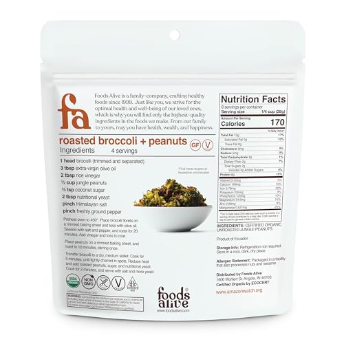 Organic Jungle Peanuts 8 oz 2-Pack R10947