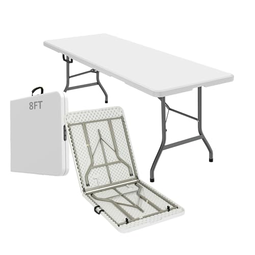 Heavy Duty Portable Folding Table for Dining, Parties, and Camping Z981199