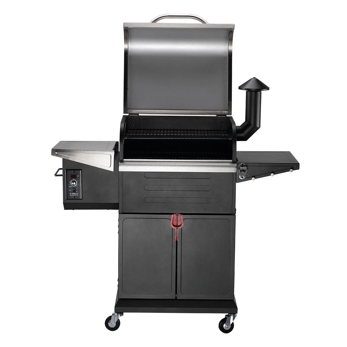 Wood Pellet Grill Smoker with PID Technology, 572 sq in Cooking Area for Outdoor BBQ Q7178