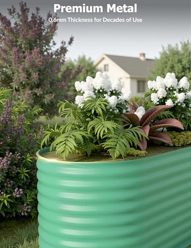 Galvanized Raised Garden Bed for Vegetables, Fruits and Flowers V33720