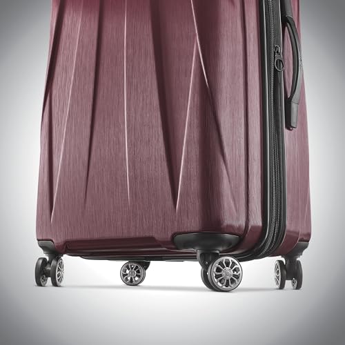 Hardside Expandable Carry-On Luggage with Spinner Wheels, Black, 20-Inch O253