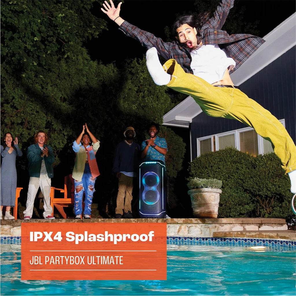 Waterproof Wi-Fi Party Speaker with Dolby Atmos and Lighting Effects O718305