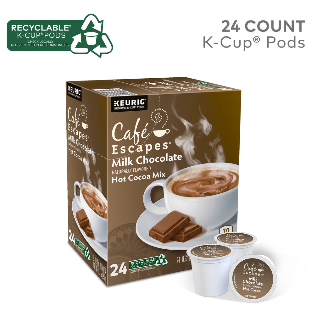 Milk Chocolate Hot Cocoa Single-Serve Pods, 24 Count X863