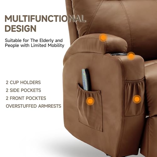 Rocking Recliner Chair with Massage and Heat for Adults H49678