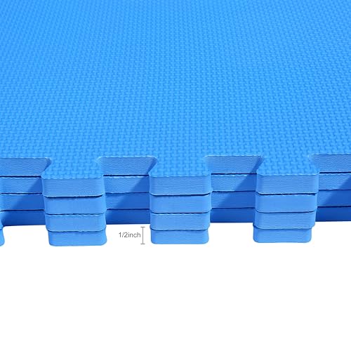 Puzzle Exercise Mat with EVA Foam Interlocking Tiles for MMA, Gymnastics and Home Gym H787