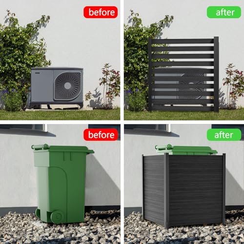 Air Conditioner Fence Panels 38"W x 42"H, 2 Panels with Metal Stakes K513