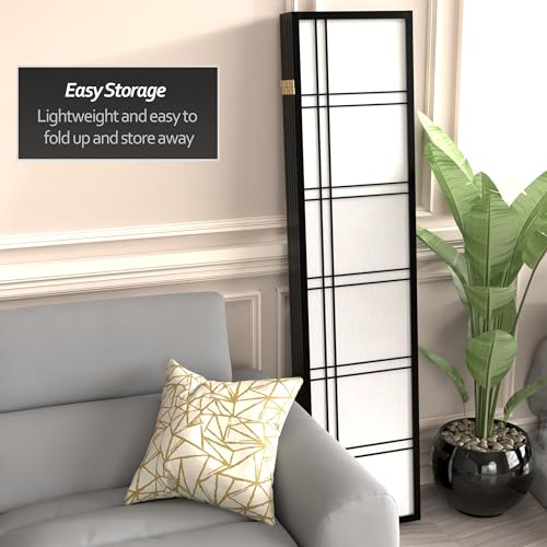 6 Panel Honey Room Divider D80902