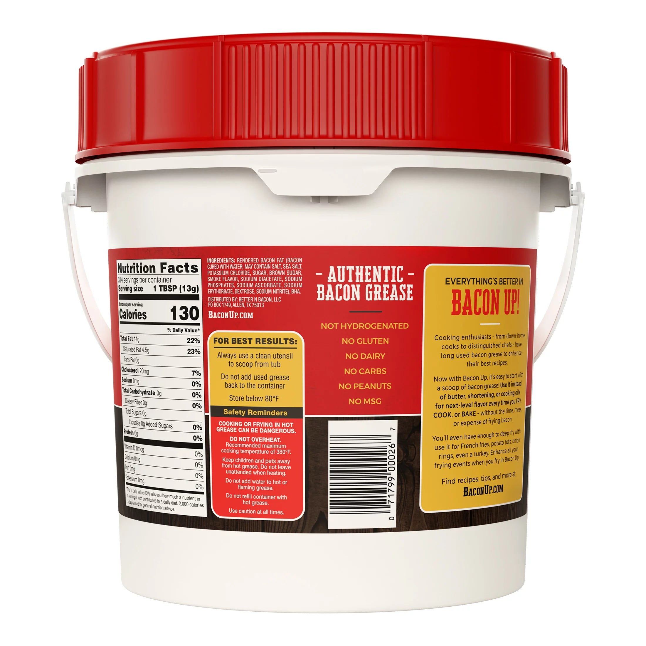 Bacon Grease, 9lb Pail L194568