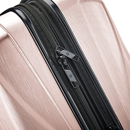 Hardside Expandable Carry-On Luggage with Spinner Wheels, Black, 20-Inch O253
