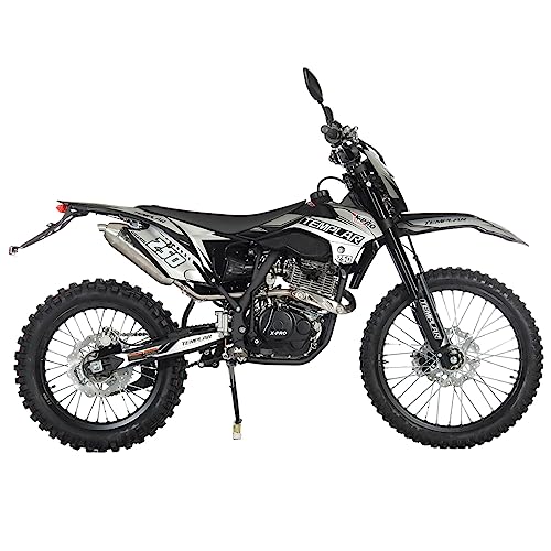 250cc Dirt Bike with 5-Speed Manual Transmission, Electric Start, 21"/18" Wheels X6079
