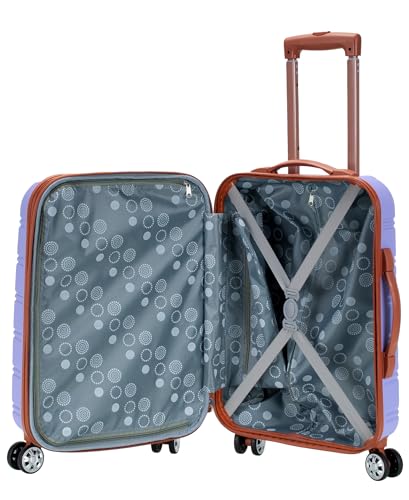 Hardside Expandable Carry-On Luggage with Spinner Wheels, Lavender, 20" I185051