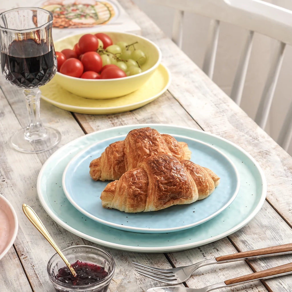 16-Piece Stoneware Dinnerware Set for 4, Multicolor J205