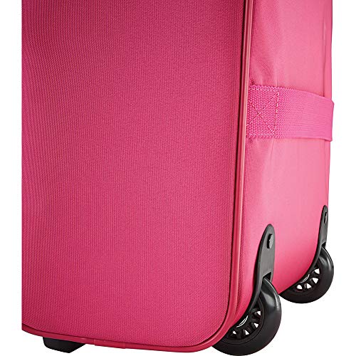 Softside Luggage with Spinner Wheels, Pink Q125