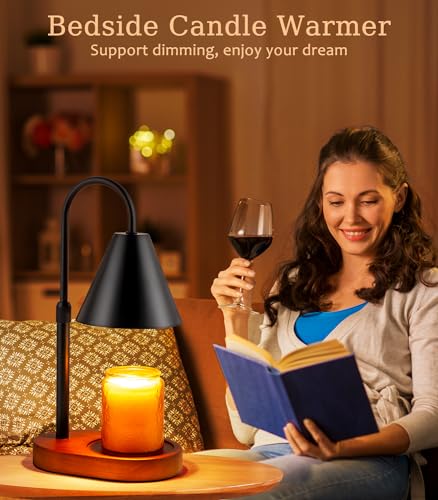 Candle Warmer Lamp with Timer, Adjustable Height and Dimmable Light X139476