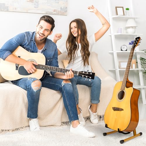 Wood Guitar Stand Foldable for Acoustic Electric Bass V5101