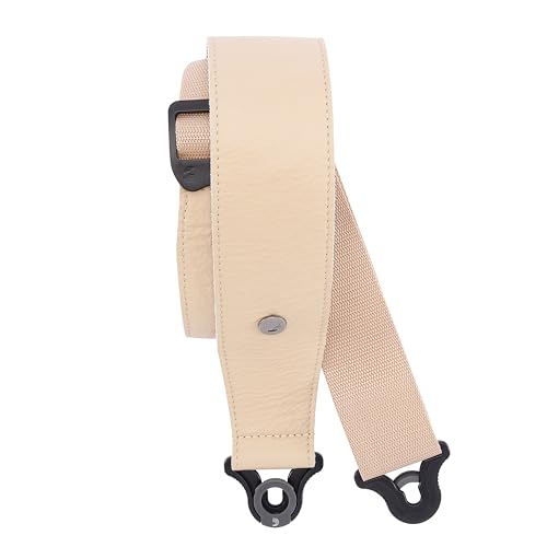 Auto Lock Guitar Strap - Leather - 2.5" Width - Brown G184143