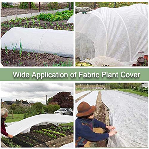 Plant Covers Freeze Protection 10x50ft Garden Floating Row Cover Vegetable Frost Blanket S997832
