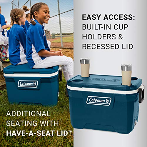Insulated Portable Hard Cooler, Leak-Resistant, Keeps Ice up to 5 Days N135