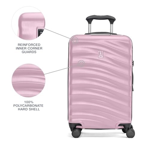 Hardside Expandable Carry-On Luggage with 8 Spinner Wheels and TSA Lock Q7052
