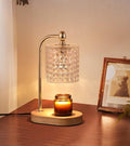 Candle Warmer Lamp with Timer and Dimmer,Electric Gold Candle Warmer Light Gifts for Women Melt Wax Warmer Lamp with 2 Bulbs for Candle Jars House Warming New Home Decor Bedroom
