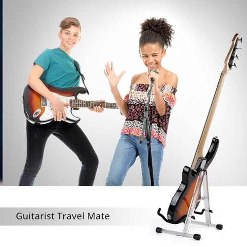 Wood Guitar Stand Foldable for Acoustic Electric Bass V5101