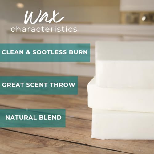 Soy Wax for Candle Making, 40 lb Slab, High Fragrance Load W459