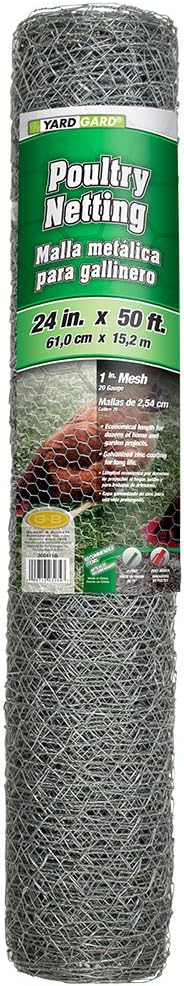 YARDGARD 308411B Fence, 50 foot, Color - Galvanized