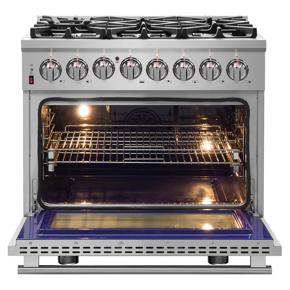 36 inch Dual Fuel Stainless Steel Range N22902
