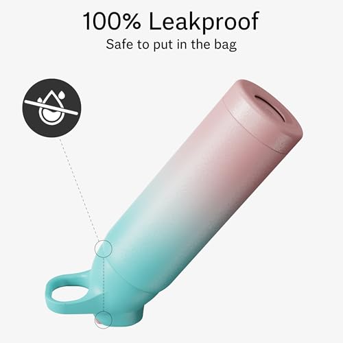 Insulated Water Bottle with Straw, 24 oz, Leakproof, BPA-Free B201134