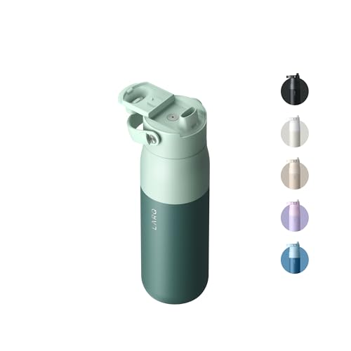 Insulated Stainless Steel Water Bottle with Silicone Handle, 34oz Z278258