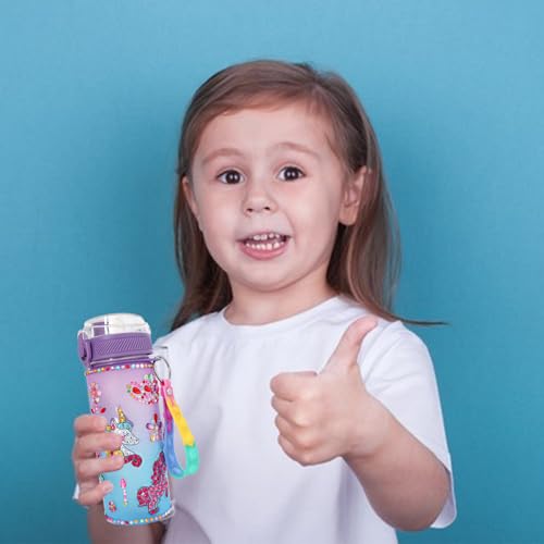 Gem Diamond Painting Water Bottle Kit for Girls L690