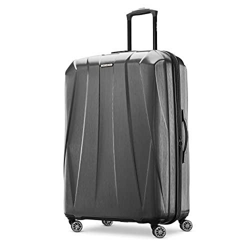Hardside Expandable Carry-On Luggage with Spinner Wheels, Black, 20-Inch O253