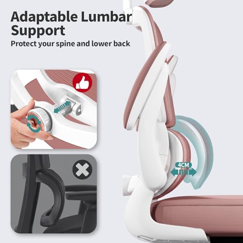 Ergonomic Mesh Office Chair with Wheels, High Back, 330 LBS Capacity A84765