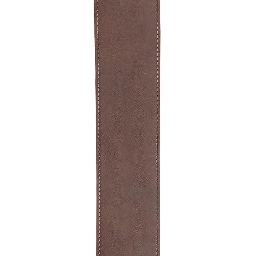 Auto Lock Guitar Strap - Leather - 2.5" Width - Brown G184143