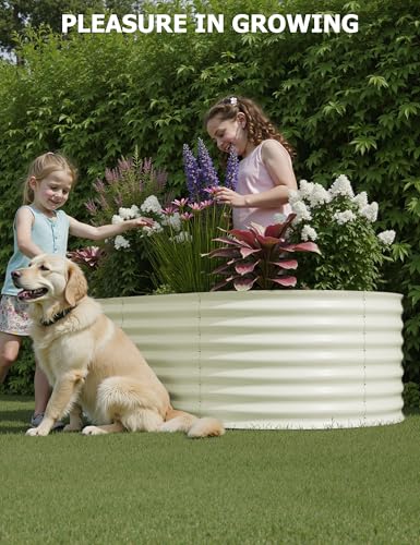 Galvanized Raised Garden Bed for Vegetables, Fruits and Flowers V33720