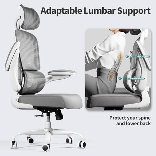 Ergonomic Mesh Office Chair with Wheels, High Back, 330 LBS Capacity A84765