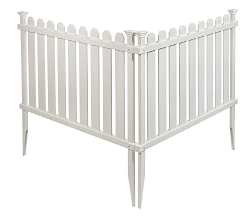 Puppy and Garden Fence Kit 2 Panels, White C1302