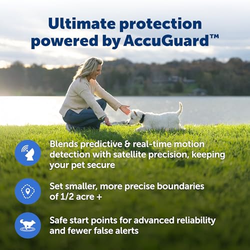 Wireless Dog Fence with GPS Tracking for All Breeds 10 lbs and Above H13868