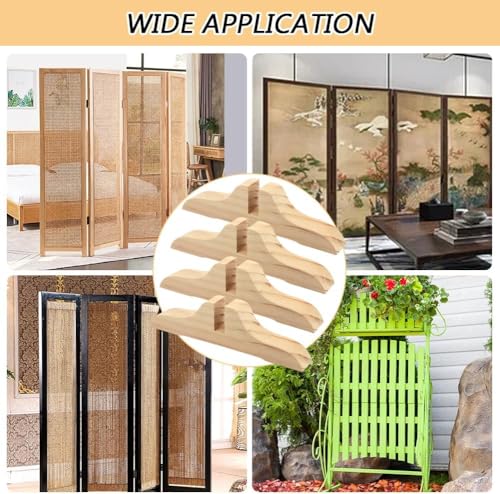 Folding Room Divider Stand with Screws for Home Office O765472