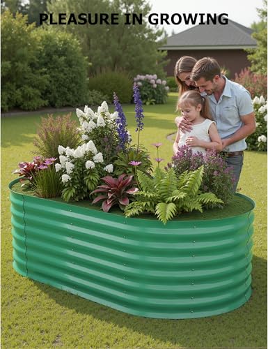 Galvanized Raised Garden Bed for Vegetables, Fruits and Flowers V33720