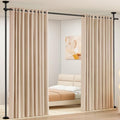 Room Divider Curtain Rod, No Drilling, Adjustable 4-10ft Height, Black N802525