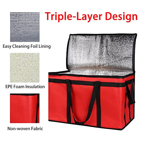 Insulated Food Delivery Bag Hot Cold Meal Carrier F1699