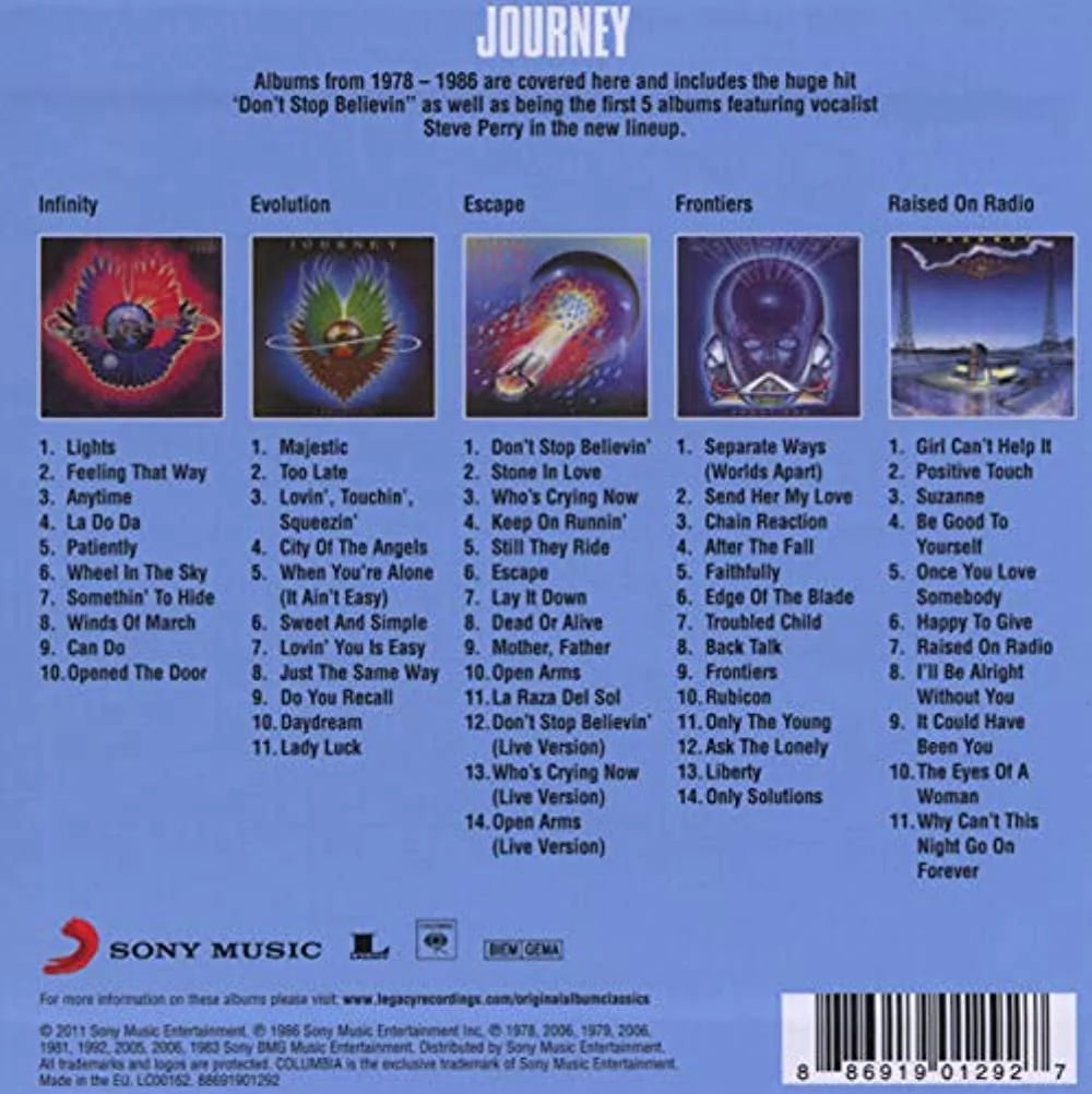 Journey - Original Album Classics - CD X987