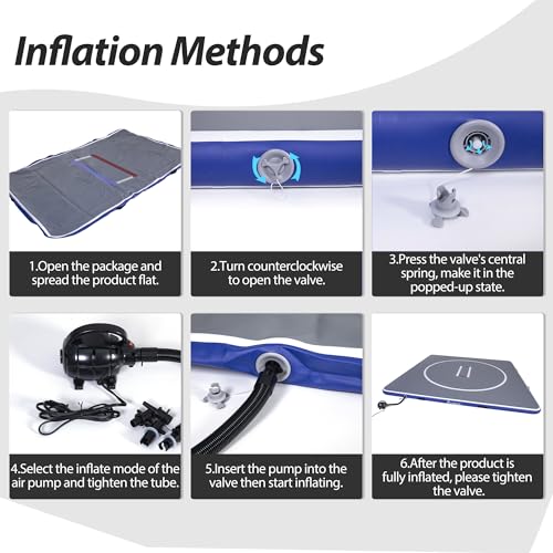 Inflatable Wrestling Mat 10FT/5FT, Portable Training Mat for Home H18741