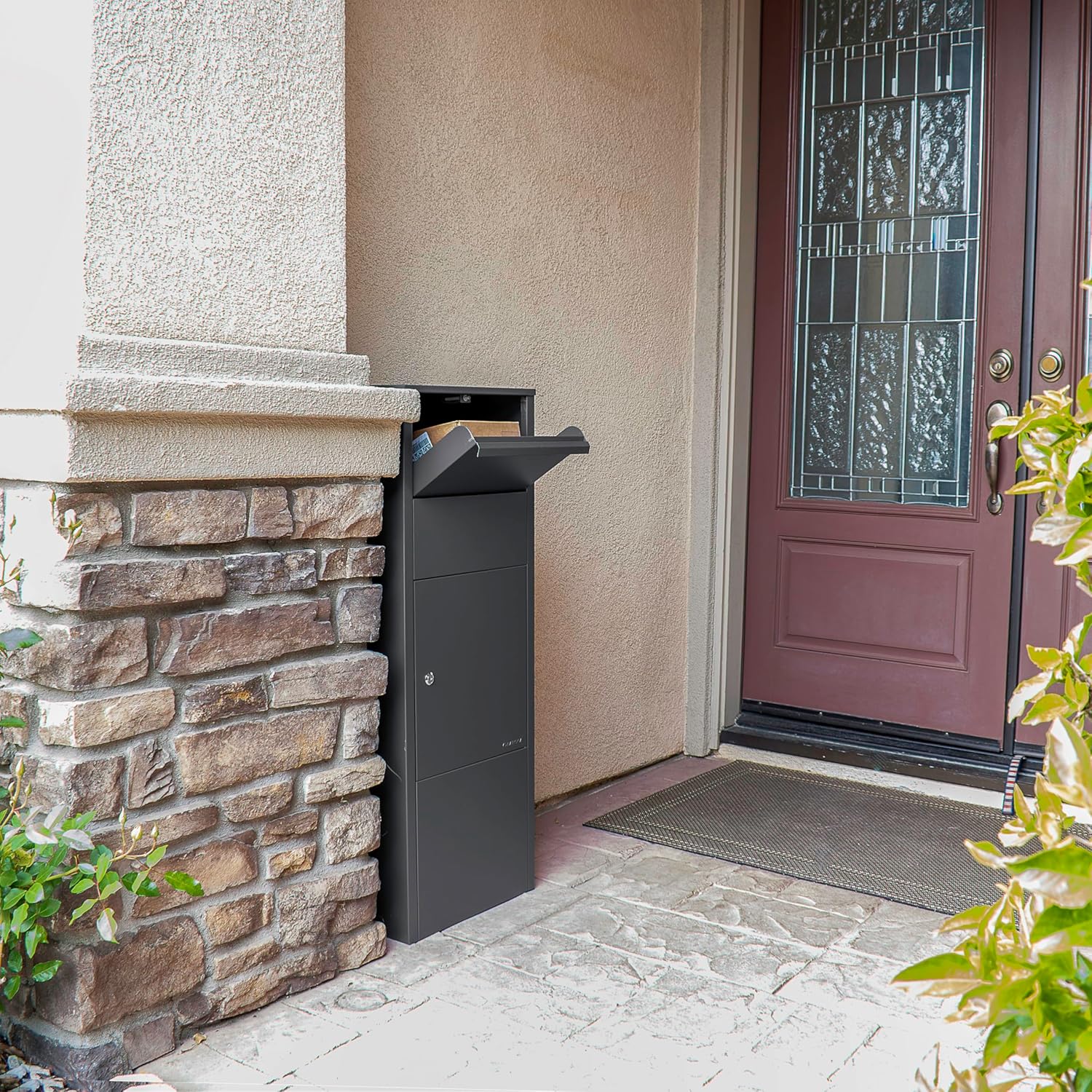 Large Steel Parcel Drop Box with Lock S7648