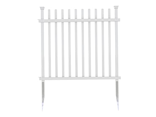 Vinyl Fence Panel 44" W x 41" H, White D72578